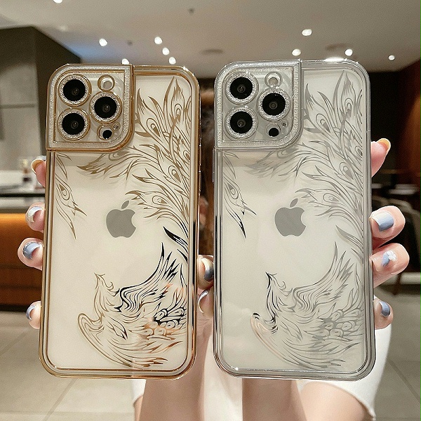 手机壳上激光打标